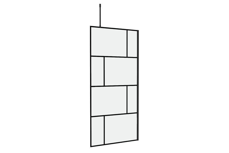Sörby Duschvägg 90x195 cm - Svart - Hus & renovering - Kök & bad - Badrum - Duschar