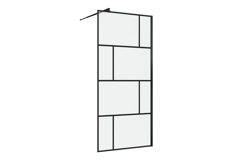 Sörby Duschvägg 90x195 cm, Svart