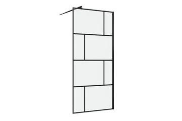 Sörby Duschvägg 90x195 cm - Svart - Hus & renovering - Kök & bad - Badrum - Duschar - Duschväggar
