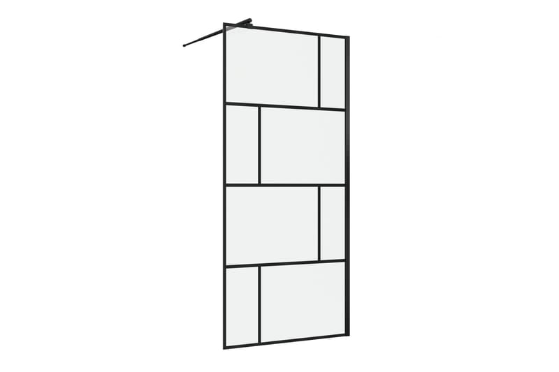 Sörby Duschvägg 90x195 cm, Svart