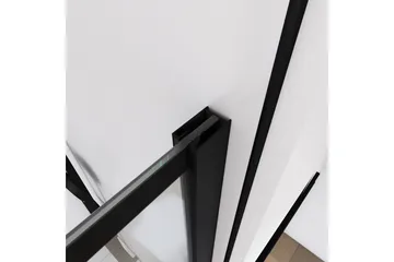 Sörby Duschvägg 90x195 cm - Svart - Hus & renovering - Kök & bad - Badrum - Duschar - Duschväggar