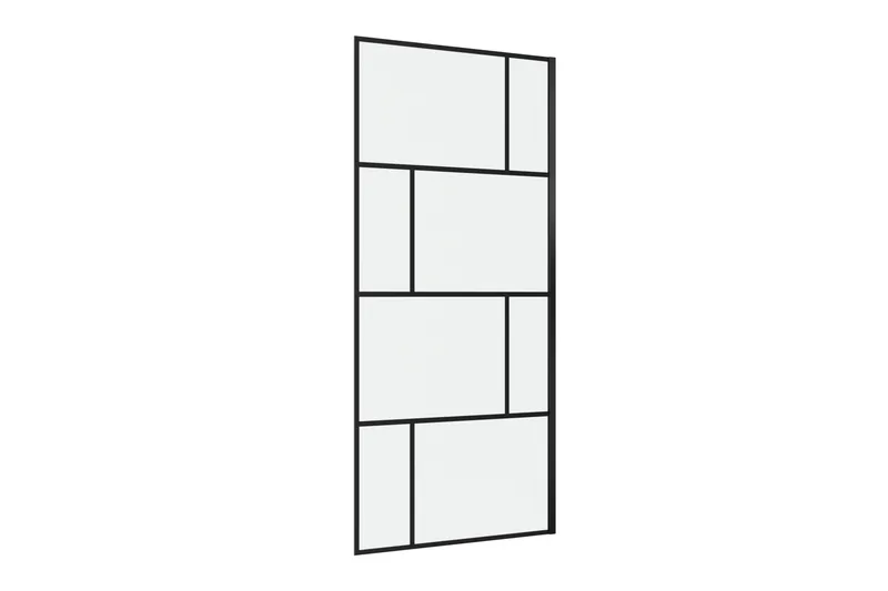 Sörby Duschvägg 90x195 cm, Svart