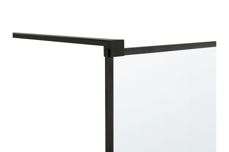 Waspam Duschskärm 90x190 cm - Härdat Glas/Svart - Hus & renovering - Kök & bad - Badrum - Duschar