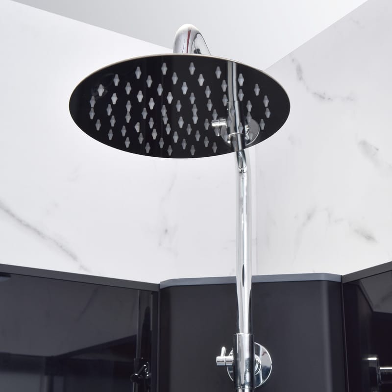 Komplett duschkabin 90x90cm | Regndusch | Svart - Hus & renovering - Kök & bad - Badrum - Duschar