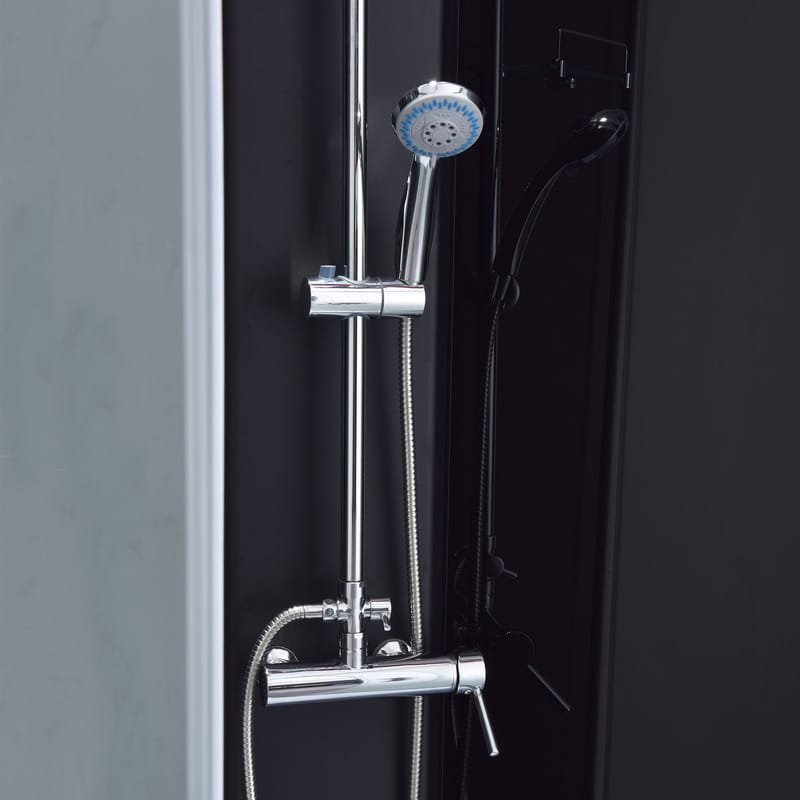 Komplett duschkabin 90x90cm | Regndusch | Svart - Hus & renovering - Kök & bad - Badrum - Duschar
