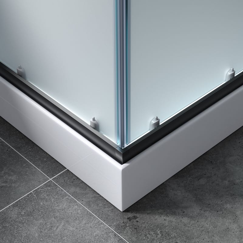 Komplett duschkabin 90x90cm | Regndusch | Svart - Hus & renovering - Kök & bad - Badrum - Duschar