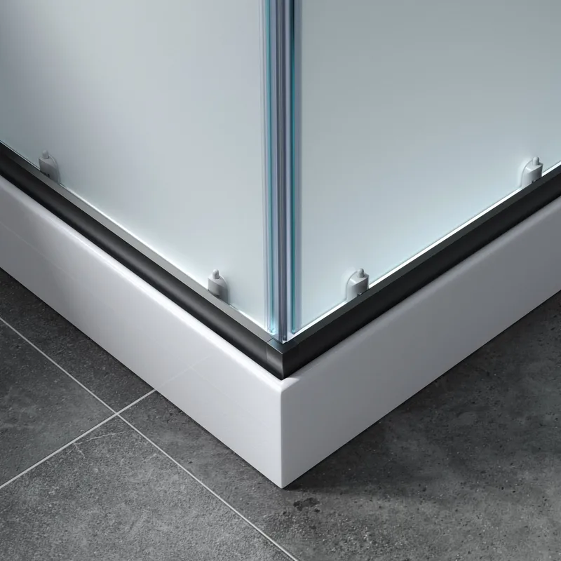 Komplett duschkabin 90x90cm | Regndusch | Svart - Hus & renovering - Kök & bad - Badrum - Duschar