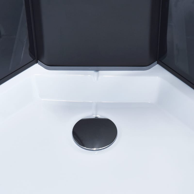 Komplett duschkabin 90x90cm | Regndusch | Svart - Hus & renovering - Kök & bad - Badrum - Duschar