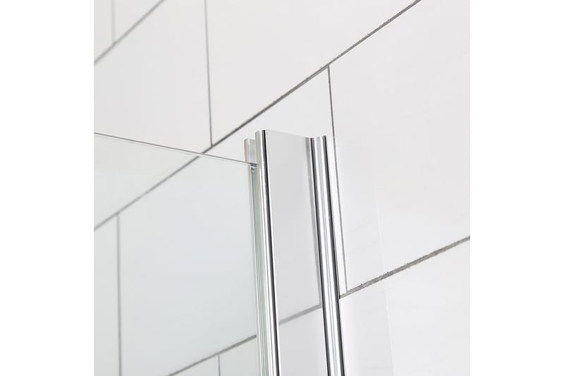 Mångsidig Duschhörn: Rak Vägg | Rak Dörr - Silver - Hus & renovering - Kök & bad - Badrum - Duschar