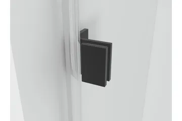 Meselefors Duschvägg 80x140 cm - Svart - Hus & renovering - Kök & bad - Badrum - Duschar - Duschväggar