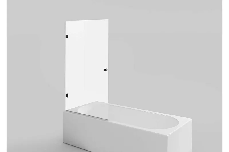 Meselefors Duschvägg 80x140 cm - Svart - Hus & renovering - Kök & bad - Badrum - Duschar - Duschväggar