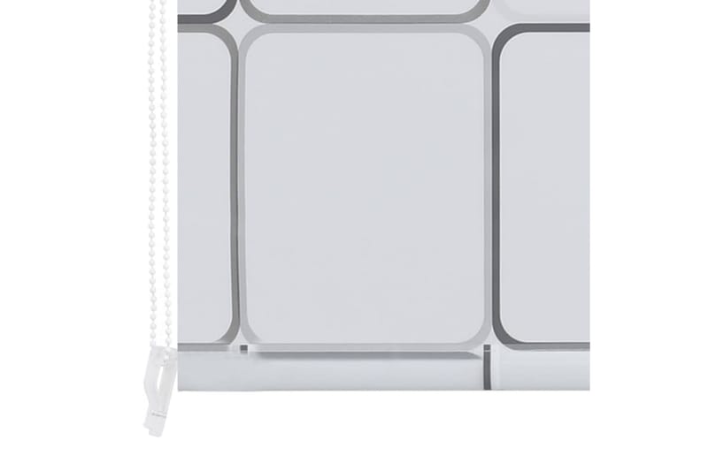Rullgardin för dusch 80x240 cm fyrkant - Vit - Hus & renovering - Kök & bad - Badrum - Duscharmatur & dusch tillbehör