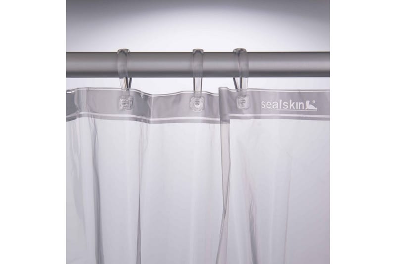 Sealskin Duschdraperi Clear 180 cm genomskinlig 210041300 - Hus & renovering - Kök & bad - Badrum - Duscharmatur & dusch tillbehör