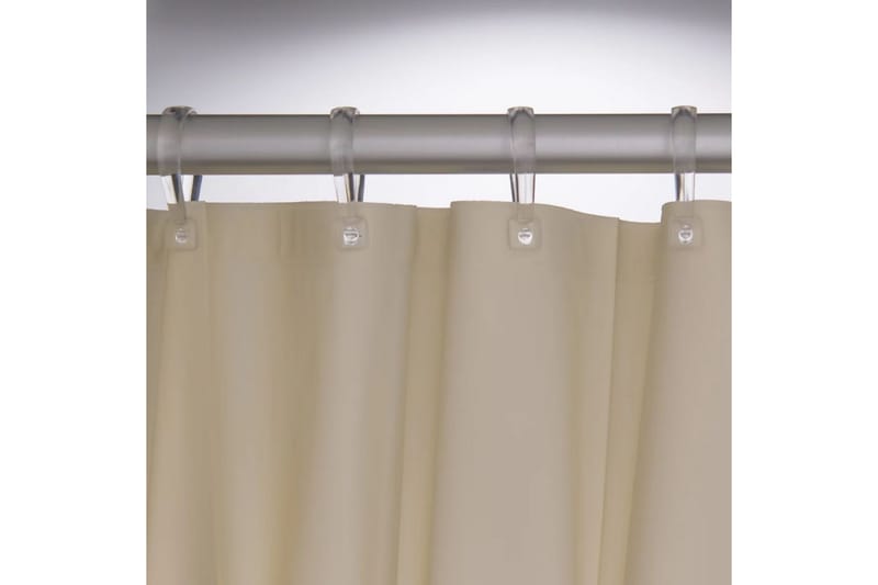 Sealskin Duschdraperi Granada 180 cm beige 217001360 - Hus & renovering - Kök & bad - Badrum - Duscharmatur & dusch tillbehör