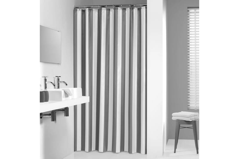 Sealskin Duschdraperi Linje 180 cm grå 233011314 - Grå - Hus & renovering - Kök & bad - Badrum - Duscharmatur & dusch tillbehör