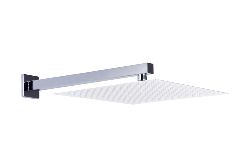 Duscharm fyrkantig rostfritt stål 201 silver 30 cm - Silver - Hus & renovering - Kök & bad - Badrum - Duscharmatur & dusch tillbehör