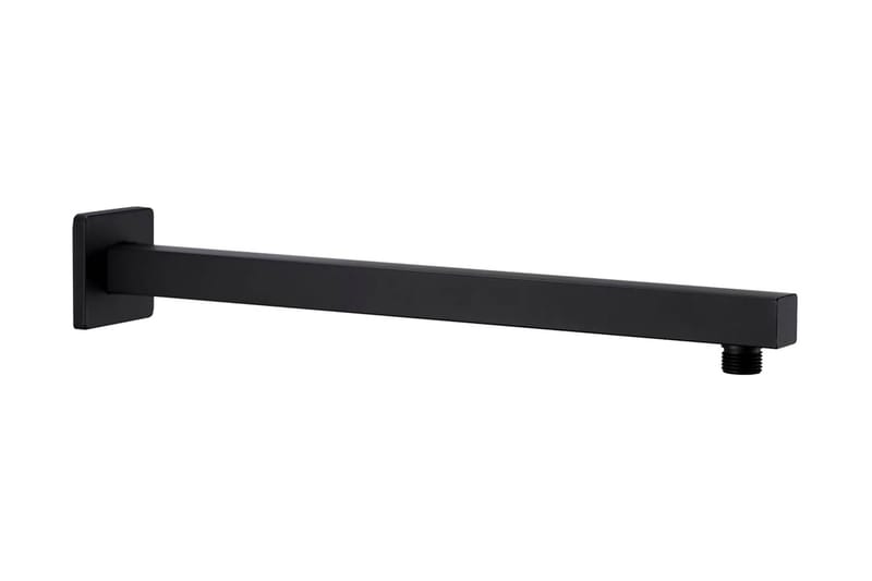 Duscharm fyrkantig rostfritt stål 201 svart 40 cm - Svart - Hus & renovering - Kök & bad - Badrum - Duscharmatur & dusch tillbehör