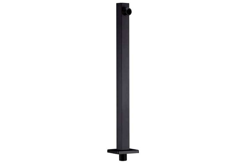 Duscharm fyrkantig rostfritt stål 201 svart 40 cm - Svart - Hus & renovering - Kök & bad - Badrum - Duscharmatur & dusch tillbehör