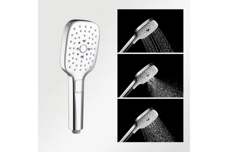 Svaningen Handdusch 26 cm - Krom - Hus & renovering - Kök & bad - Badrum - Duscharmatur & dusch tillbehör