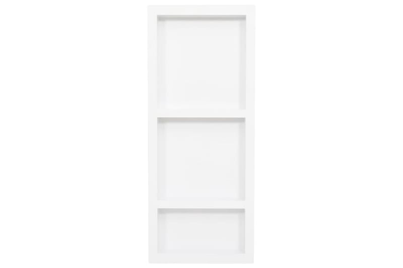 Infälld duschhylla niche 3 hyllor matt vit 41x99x9 cm - Vit - Hus & renovering - Kök & bad - Badrum - Duscharmatur & dusch tillbehör
