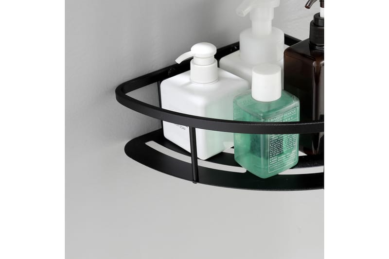 Tvålkorg 22x22 cm Svart - Lyfco - Duschhyllor & duschkorgar