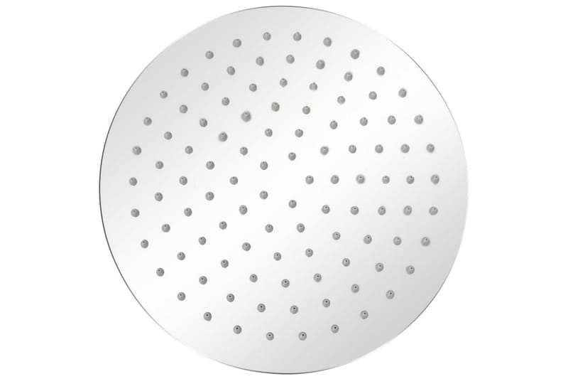 Regnduschhuvud 2 st rostfritt stål  25 cm - Silver - Hus & renovering - Kök & bad - Badrum - Duscharmatur & dusch tillbehör
