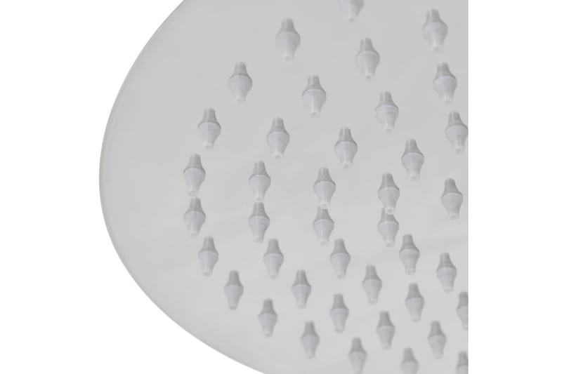 Regnduschhuvud 2 st rostfritt stål  25 cm - Silver - Hus & renovering - Kök & bad - Badrum - Duscharmatur & dusch tillbehör