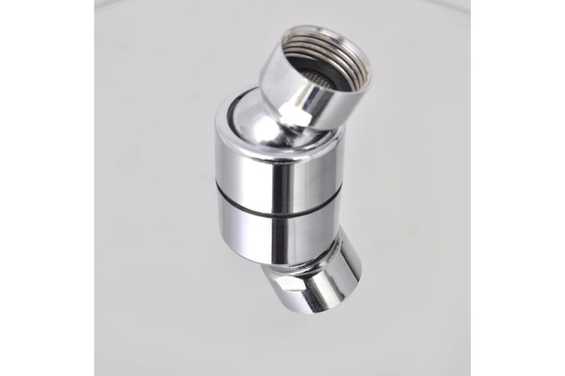 Regnduschhuvud 2 st rostfritt stål  25 cm - Silver - Hus & renovering - Kök & bad - Badrum - Duscharmatur & dusch tillbehör