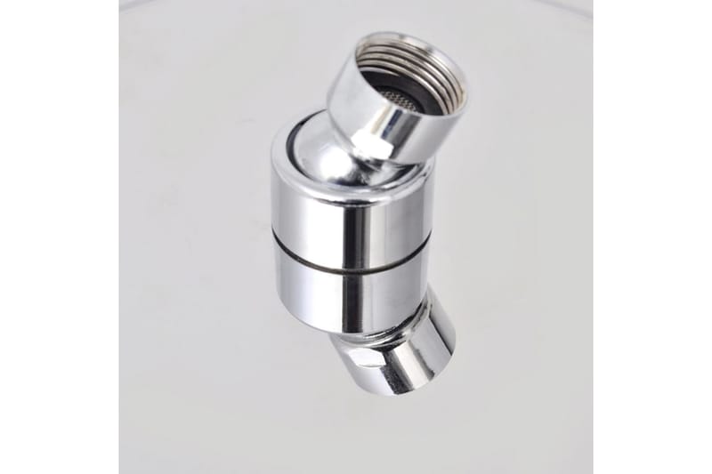 Regnduschhuvud 2 st rostfritt stål 25x25 cm - Silver - Hus & renovering - Kök & bad - Badrum - Duscharmatur & dusch tillbehör