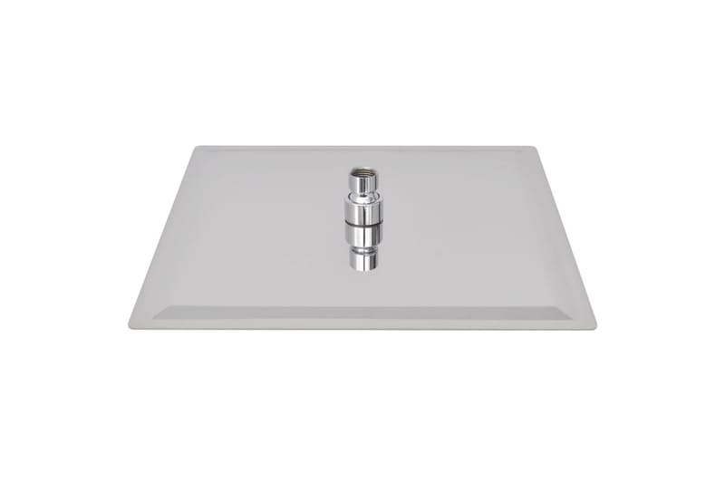 Regnduschhuvud 2 st rostfritt stål 30x30 cm - Silver - Badrumshandtag & badrumsbeslag - Duschmunstycke & duschhandtag