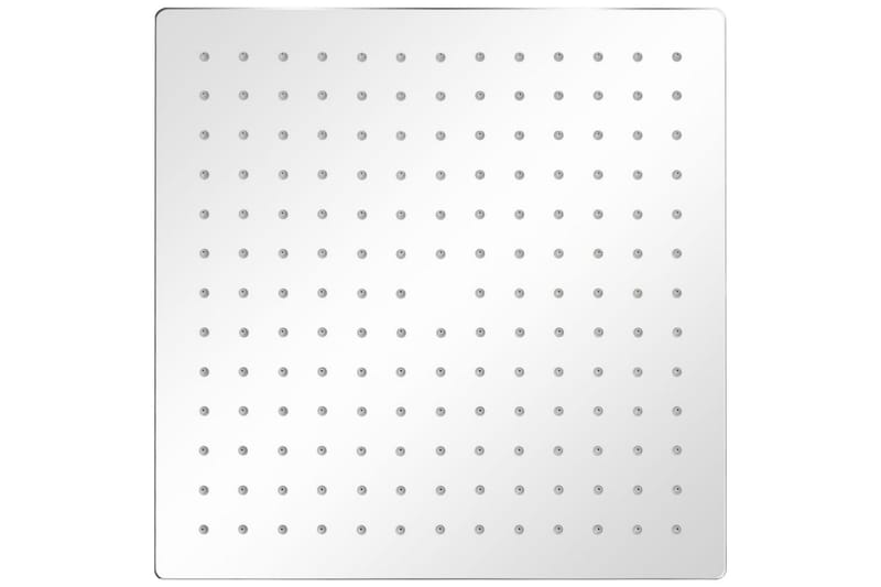 Regnduschhuvud 2 st rostfritt stål 30x30 cm - Silver - Hus & renovering - Kök & bad - Badrum - Duscharmatur & dusch tillbehör