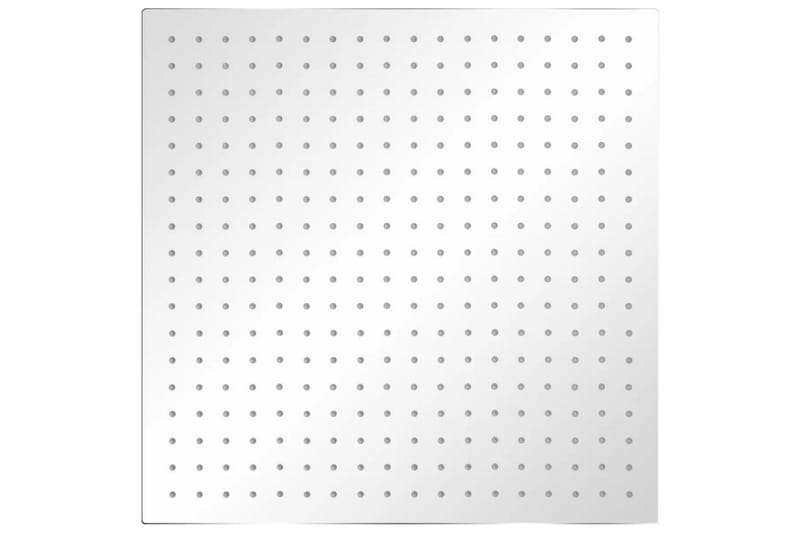 Regnduschhuvud rostfritt stål 50x50 cm fyrkantigt - Silver - Hus & renovering - Kök & bad - Badrum - Duscharmatur & dusch tillbehör