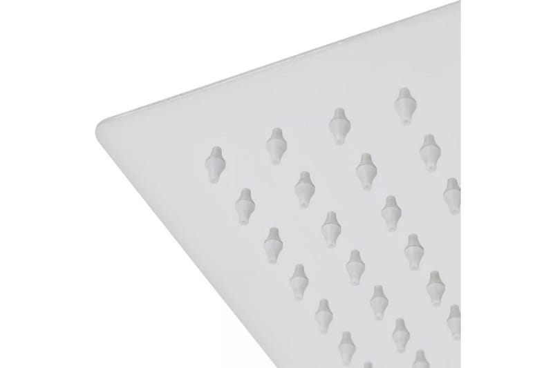 Regnduschhuvud rostfritt stål 50x50 cm fyrkantigt - Silver - Badrumshandtag & badrumsbeslag - Duschmunstycke & duschhandtag