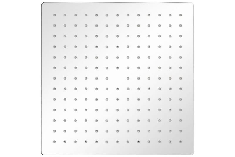 Takduschhuvud rostfritt stål 30x30 cm fyrkantigt - Silver - Hus & renovering - Kök & bad - Badrum - Duscharmatur & dusch tillbehör