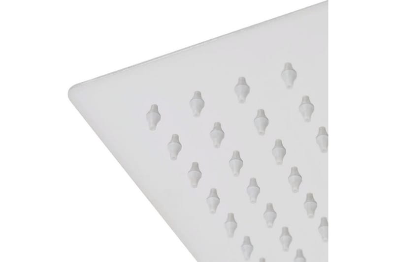 Takduschhuvud rostfritt stål 30x30 cm fyrkantigt - Silver - Hus & renovering - Kök & bad - Badrum - Duscharmatur & dusch tillbehör