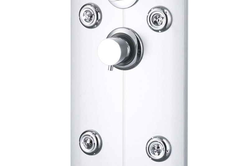 Duschpanel 25x43x120 cm silver - Vit - Hus & renovering - Kök & bad - Badrum - Duscharmatur & dusch tillbehör
