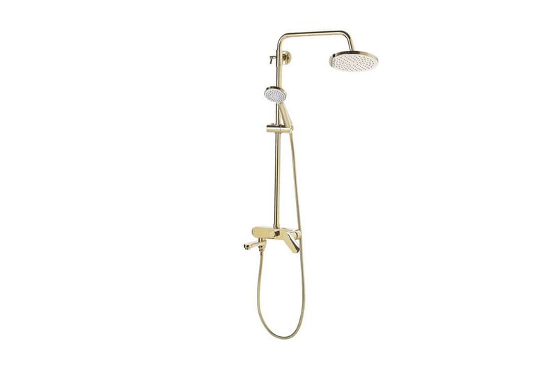 Gurara Duschset med Takdusch - Guld - Hus & renovering - Kök & bad - Badrum - Duscharmatur & dusch tillbehör