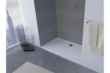 Gyttorp Duschkar 80x140 cm - Vit - Hus & renovering - Kök & bad - Badrum - Duscharmatur & dusch tillbehör - Duschkar