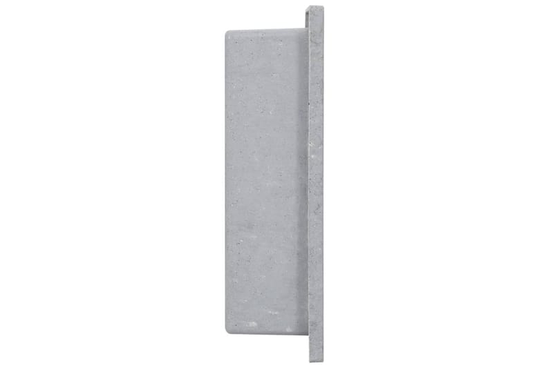 Infälld duschhylla niche matt grå 41x36x10 cm - Grå - Duschhyllor & duschkorgar