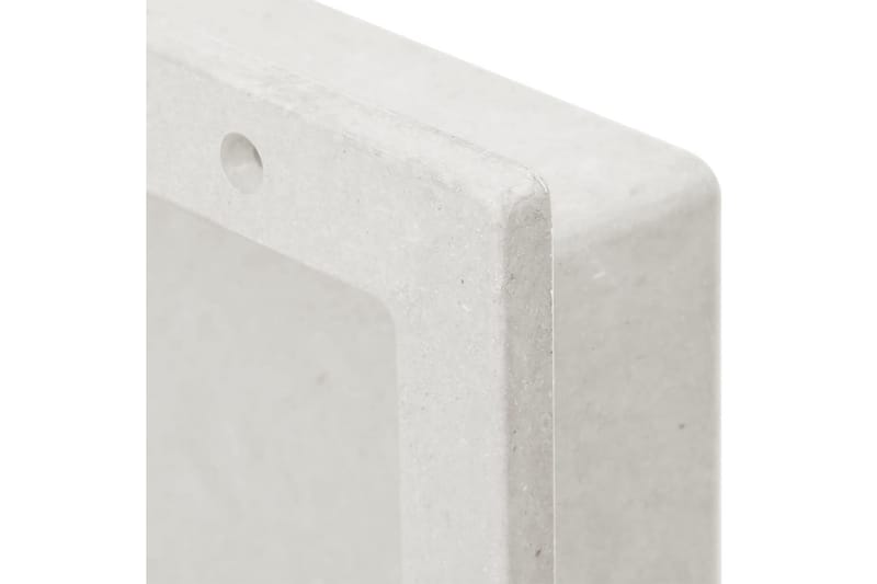 Infälld duschhylla niche matt vit 41x51x10 cm - Vit - Duschhyllor & duschkorgar