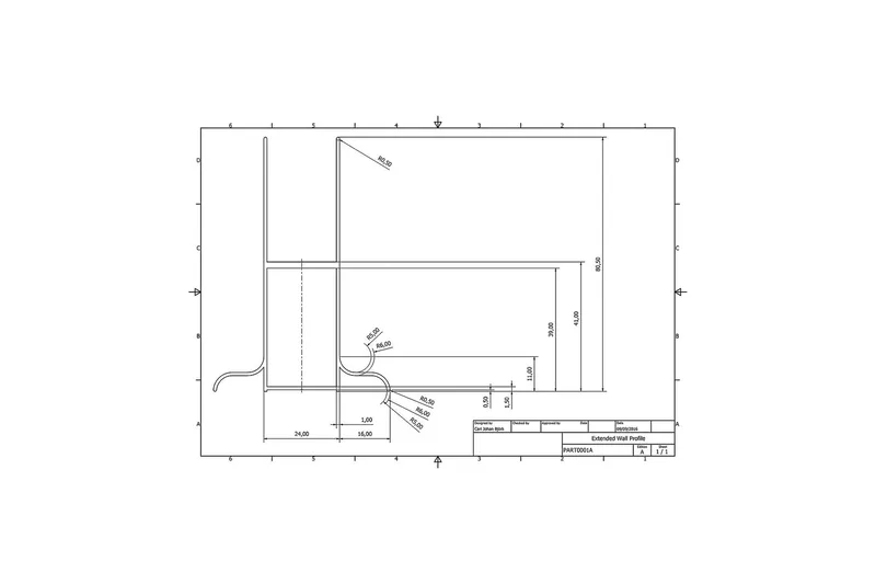 Bathlife Mångsidig Rördragningsprofil Påbyggnad - Hus & renovering - Kök & bad - Badrum - Duschar