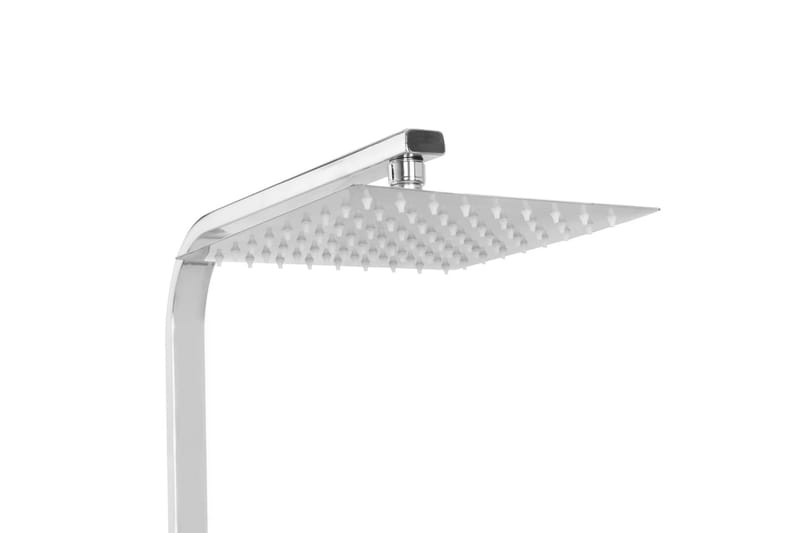 Dusch med handdusch och termostat rostfritt stål - Silver - Hus & renovering - Kök & bad - Badrum - Duscharmatur & dusch tillbehör