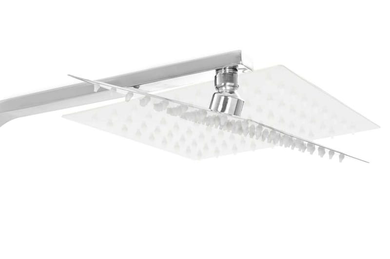 Dusch med handdusch och termostat rostfritt stål - Silver - Hus & renovering - Kök & bad - Badrum - Duscharmatur & dusch tillbehör