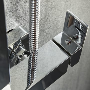 Takdusch i silver med fyrkantigt huvud - Hus & renovering - Kök & bad - Badrum - Duscharmatur & dusch tillbehör