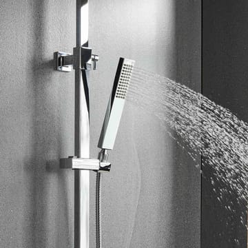 Takdusch i silver med fyrkantigt huvud - Hus & renovering - Kök & bad - Badrum - Duscharmatur & dusch tillbehör