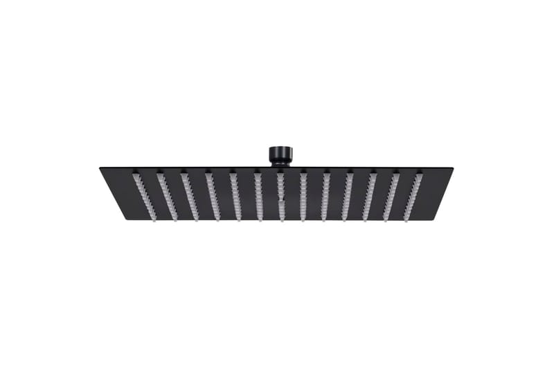 Regnduschhuvud rostfritt stål 40x40 cm fyrkantigt svart - Hus & renovering - Kök & bad - Badrum - Duscharmatur & dusch tillbehör
