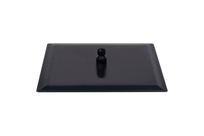 Regnduschhuvud rostfritt stål 40x40 cm fyrkantigt svart - Hus & renovering - Kök & bad - Badrum - Duscharmatur & dusch tillbehör
