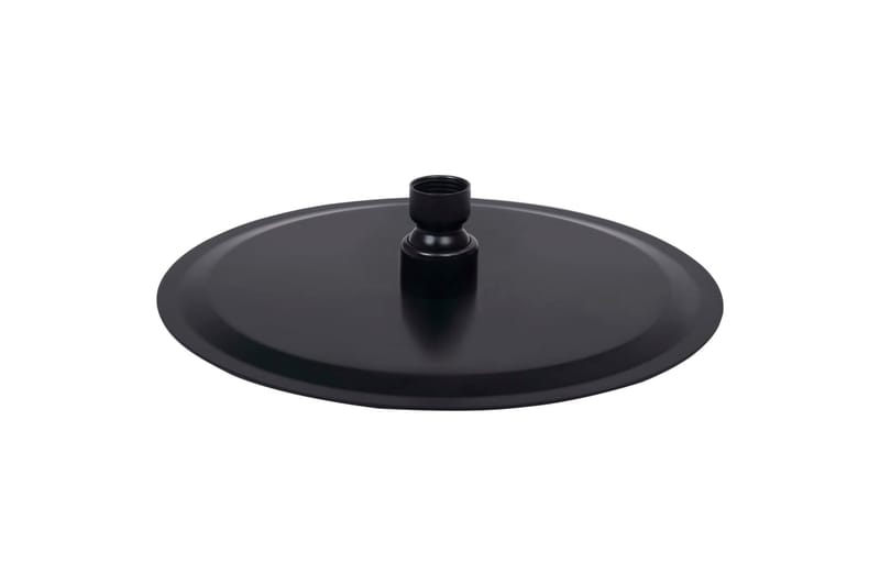 Takduschhuvud i rostfritt stål 20 cm rund svart - Svart - Hus & renovering - Kök & bad - Badrum - Duscharmatur & dusch tillbehör