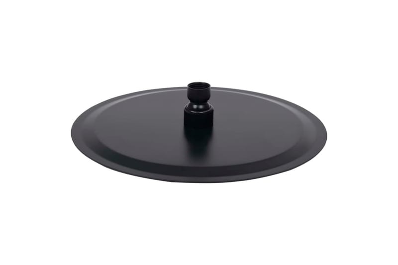 Takduschhuvud i rostfritt stål 25 cm rund svart - Svart - Hus & renovering - Kök & bad - Badrum - Duscharmatur & dusch tillbehör