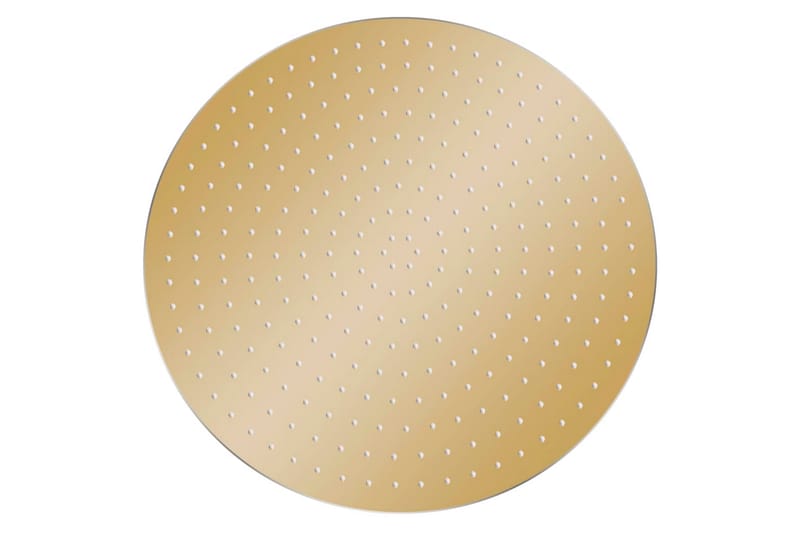 Takduschhuvud rostfritt stål 40 cm rund guld - Guld - Hus & renovering - Kök & bad - Badrum - Duscharmatur & dusch tillbehör